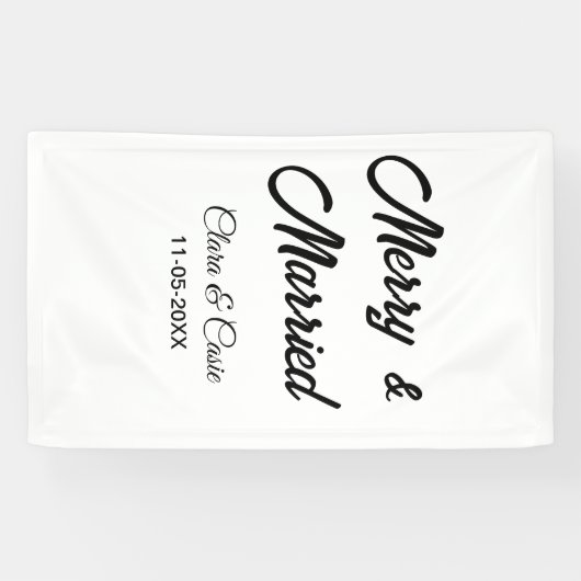 Merke und verheiratetes Paar Name Datum FeiertagCh Banner (Horizontal)