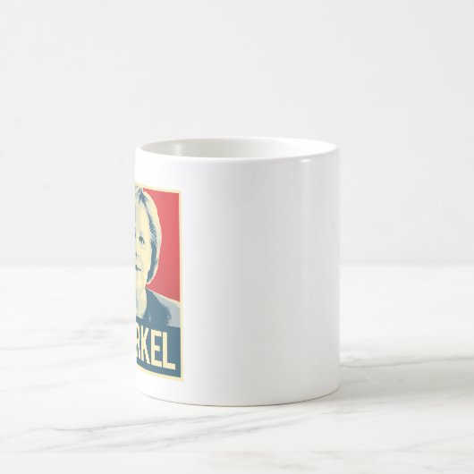 Merkel Propaganda-Plakat Kaffeetasse (Mittel)