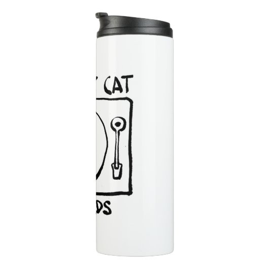 Merkeley Cat-Logo Thermosbecher (Nach rechts gedreht)