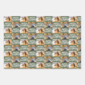 Merken Sie alles Script 6-Foto-Checkerboard Geschenkpapier Set (Vorderseite 3)