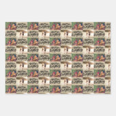 Merken Sie alles Script 6-Foto-Checkerboard Geschenkpapier Set (Vorderseite 2)