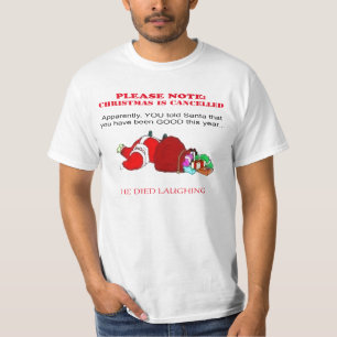 Merken Sie bitte: Weihnachten ist annullierte T-Shirt