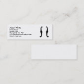 Merken Sie f-Löcher Mini Visitenkarte (Vorne/Hinten)