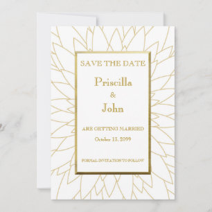 Merken Sie sich den Termin, großer Gatsby, Dahlie Save The Date