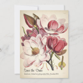 Merken Sie sich den Termin mit Magnolien Save The Date