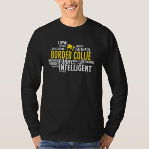 Merkmale der Border Collie-Hundrasse T-Shirt
