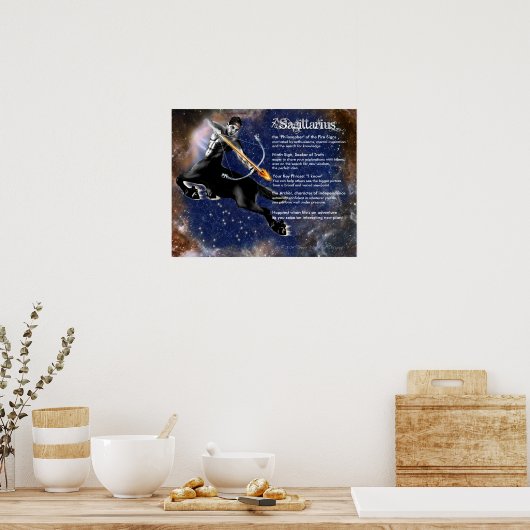 Merkmale des Schützen Poster (Küche)