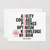 Merkmale eines Genius Postkarte (Vorne/Hinten)