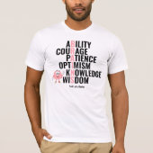 Merkmale eines Genius T-Shirt (Vorderseite)