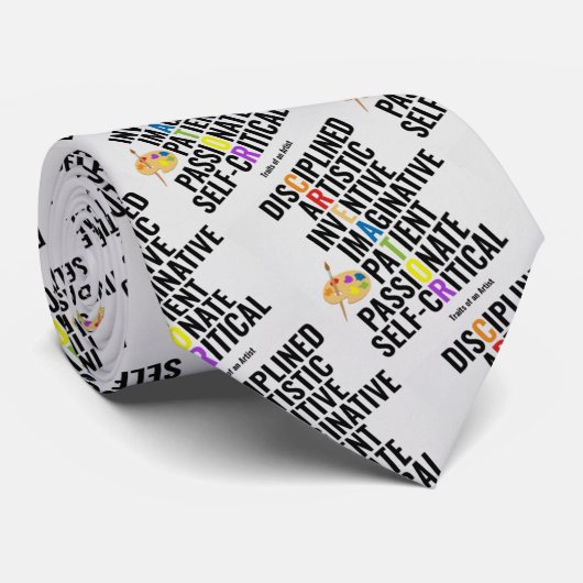 Merkmale eines Künstlers Krawatte (Gerollt)