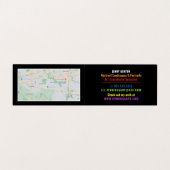 Merkmale eines Künstlers, Künstlerausstellung, im  Visitenkarten (Innenseite Aufgefaltet)