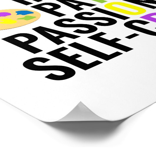 Merkmale eines Künstlers Poster (Ecke)