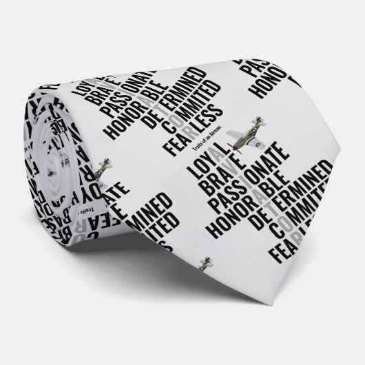 Merkmale eines Luftfahrtunternehmens Krawatte (Gerollt)