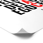 Merkmale eines Psychopathen Poster (Ecke)