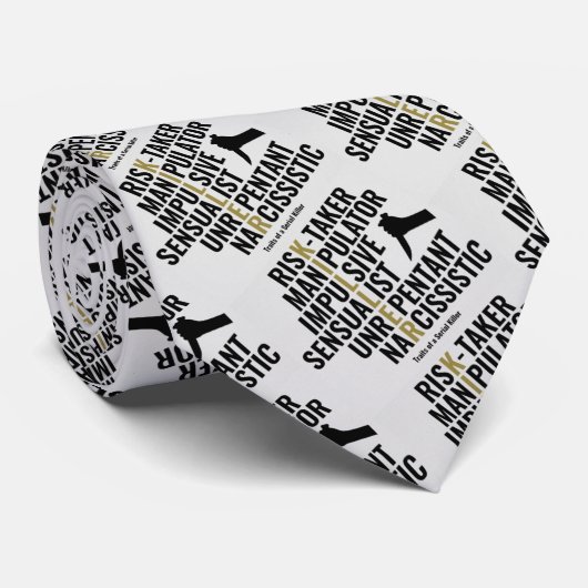 Merkmale eines seriellen Killers Krawatte (Gerollt)