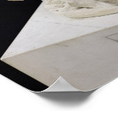 Merkur Attaching seiner Flügelsandalen, 1744 Poster (Ecke)