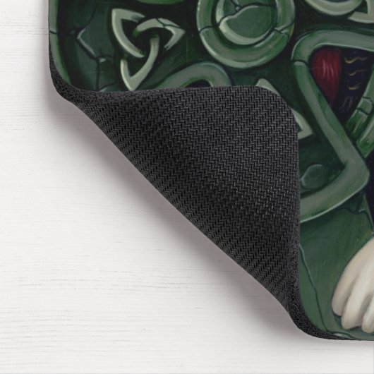 Merkwürdig einsamer gotischer feenhafter Celtic Mousepad (Ecke)