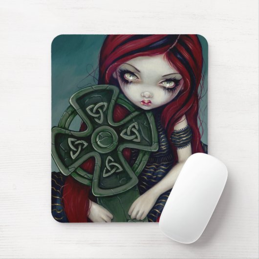 Merkwürdig einsamer gotischer feenhafter Celtic Mousepad (Mit Mouse)