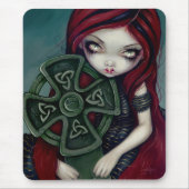 Merkwürdig einsamer gotischer feenhafter Celtic Mousepad (Vorne)