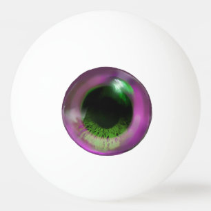 Merkwürdig Lila Trippy Funky Eye Tischtennisball