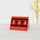 Merkwürdige Atombombe Pilz Cloud Weihnachtsfeierta Karte (Gelbe Blume)