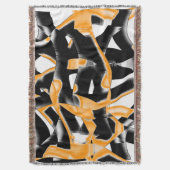 Merkwürdige Bänder, orange weiße Kratzer Decke (Vorderseite Vertikal)