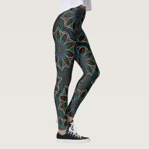 Merkwürdige dunkle kreisförmige Ellipse mit abstra Leggings