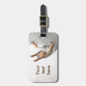 Merkwürdige Eichhörnchenmarke Gepäckanhänger (Vorderseite vertikal)