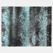 Merkwürdige faserige Textur in hellblau Fleecedecke (Vorderseite (Horizontal))