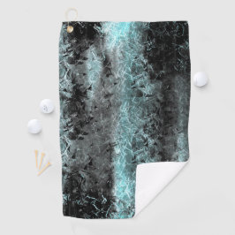 Merkwürdige faserige Textur in hellblau Golfhandtuch