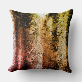 Merkwürdige Faserstruktur und Schmutzflecken Kissen