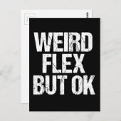 Merkwürdige Flex aber OK Postkarte (Vorne/Hinten)