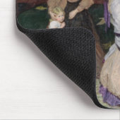 Merkwürdige Gesichter (w/c u. bodycolour auf Mousepad (Ecke)