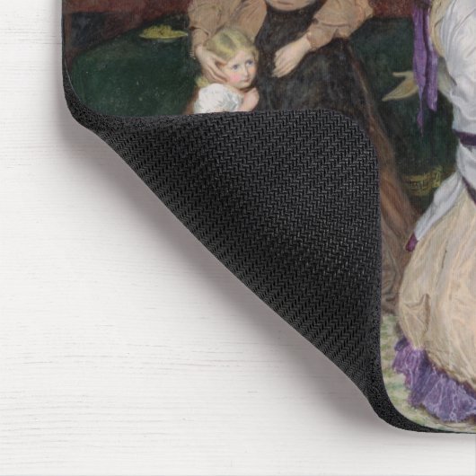 Merkwürdige Gesichter (w/c u. bodycolour auf Mousepad (Ecke)