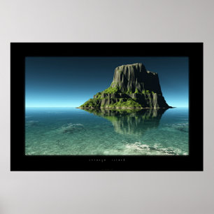 merkwürdige Insel Poster