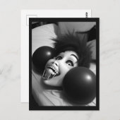 Merkwürdige Kopfpostkarte Postkarte (Vorne/Hinten)