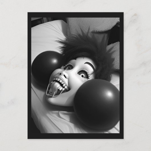 Merkwürdige Kopfpostkarte Postkarte (Vorderseite)