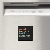 Merkwürdige Lehrer bauen Charakter Retro-Lehrer Magnet (In Situ (Geschirrspüler))