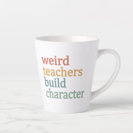Merkwürdige Lehrer bauen Charakter Retro-Lehrer Milchtasse (Rechts)