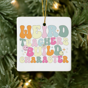 Merkwürdige Lehrer bilden Charakter Liebhaber cool Keramikornament