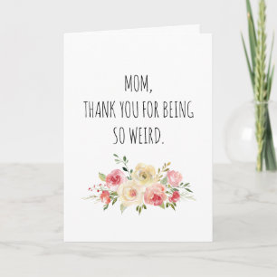 Merkwürdige Mama Funny Mother's Day Card Karte