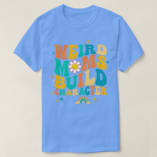 Merkwürdige Mamas als Zeichen T-Shirt (Design vorne)