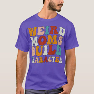 Merkwürdige Mamas erstellen Groovy Retro Gradient T-Shirt