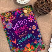 Merkwürdige Mamas Niedliche Herzblorkarte Karte