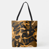 Merkwürdige Medaille verbrannter Bänder, orange Fa Tasche (Vorderseite)