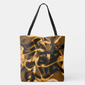 Merkwürdige Medaille verbrannter Bänder, orange Fa Tasche (Rückseite)