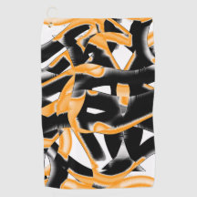 Merkwürdige Medaille verbrannter Bänder, orange we