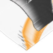 Merkwürdige Medaille verbrannter Bänder, orange we Tischdecke (Schrägansicht)