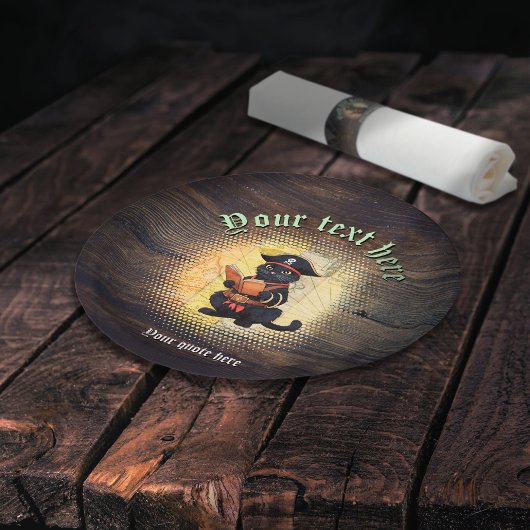 Merkwürdige Piratenkatze entziffert alte Geheimnis Pappteller