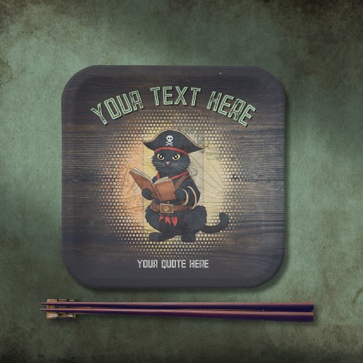 Merkwürdige Piratenkatze entziffert alte Geheimnis Pappteller